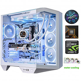 ArcticX Ryzen 5 9600X 32GB 1TB SSD 1TB HDD RTX 4060Ti Win11 White Стационарный компьютер