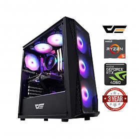 Ryzen 5 5600X 16GB 512GB SSD RTX 4060 Windows 11 Pro Stacionarus kompiuteris
