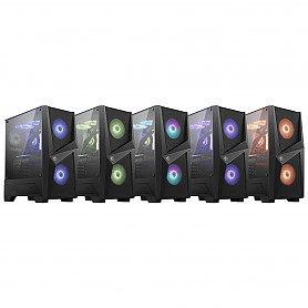 Ryzen 5 5500 32GB 256GB SSD 1TB HDD RTX 4060 NoOs Stacionarus kompiuteris