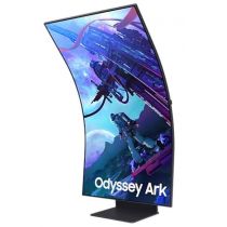 LCD Monitor|SAMSUNG|55"|Gaming/ Curved|Panel VA|3840x2160|16:9|165Hz|Matte|1 ms|Speakers|Pivot|Height adjustable|Tilt|Colour Black|LS55CG970NUXDU Monitorius
