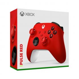 Microsoft Pulse Red Bluetooth/ USB Gamepad Analogue / Digital Xbox, Xbox One, Xbox Series S, Xbox Series X