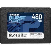 SSD|PATRIOT|Burst Elite|480GB|SATA 3.0|3D NAND|Write speed 320 MBytes/ sec|Read speed 450 MBytes/ sec|2,5"|TBW 200 TB|PBE480GS25SSDR