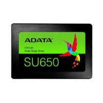 SSD|ADATA|SU650|240GB|SATA 3.0|Write speed 450 MBytes/ sec|Read speed 520 MBytes/ sec|2,5"|TBW 140 TB|MTBF 2000000 hours|ASU650SS-240GT-R