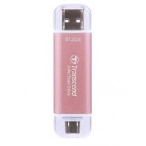 External SSD|TRANSCEND|ESD310|512GB|USB-C|USB|3D NAND|Write speed 900 MBytes/ sec|Read speed 1050 MBytes/ sec|TS512GESD310P
