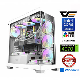 Core i7-14700F 16GB 512GB SSD 2TB HDD RTX 4070 12GB Windows 11 Стационарный компьютер