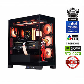 Core i7-14700F 64GB 1TB SSD 1TB HDD RTX 4070 12GB NoOS Stacionarus kompiuteris