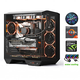 HydroX Pro Ryzen 7 7800X3D 32GB 512GB SSD RTX 5070Ti Windows 11 Stacionarus kompiuteris