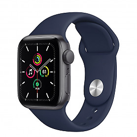 Apple Watch Series 4 44mm Space Gray ALU Blue