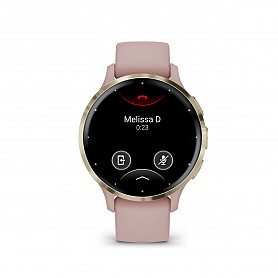 Garmin Venu 3S, GPS, Wi-Fi, Pink Dawn + Soft Gold