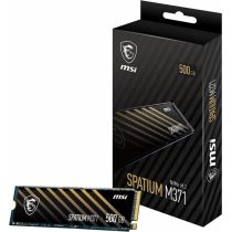 SSD|MSI|SPATIUM M371|500GB|M.2|PCIE|NVMe|3D NAND|Write speed 1150 MBytes/ sec|Read speed 2200 MBytes/ sec|2.15mm|TBW 110 TB|MTBF 1500000 hours|S78-440K160-P83