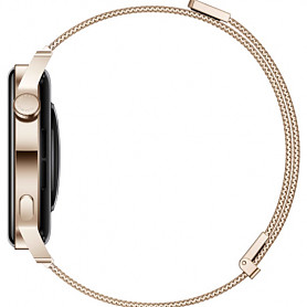 HUAWEI WATCH GT 3 (42MM) ROSEGOLD WITH GOLD METAL STRAP