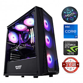 i7-12700KF 32GB 1TB SSD 1TB HDD RTX 4070 Windows 11 Stacionarus kompiuteris
