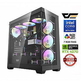 Core i9-14900F 16GB 512GB SSD 2TB HDD RTX 4070 12GB NoOS Стационарный компьютер