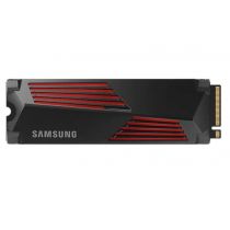 SSD|SAMSUNG|990 PRO with Heatsink|4TB|M.2|PCIe Gen4|NVMe|TLC|Write speed 6900 MBytes/ sec|Read speed 7450 MBytes/ sec|TBW 2400 TB|MTBF 1500000 hours|MZ-V9P4T0CW