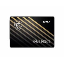 SSD|MSI|SPATIUM S270|480GB|SATA|3D NAND|Write speed 450 MBytes/ sec|Read speed 500 MBytes/ sec|2,5"|TBW 250 TB|MTBF 2000000 hours|S78-440E350-P83
