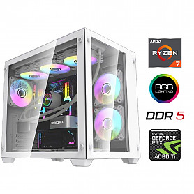 Ryzen 7 7700X 32GB 2TB SSD NVME 1TB HDD RTX 4060 Ti Windows 11 A721 Stacionarus kompiuteris