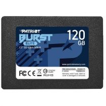 SSD|PATRIOT|Burst Elite|120GB|SATA 3.0|3D NAND|Write speed 320 MBytes/ sec|Read speed 450 MBytes/ sec|2,5"|TBW 50 TB|PBE120GS25SSDR