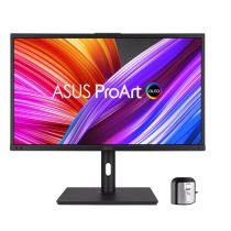 Monitor|ASUS|PA27DCE-K|27"|Business/ 4K|Swivel|Pivot|Height adjustable|Tilt|Matte|Panel OLED|3840x2160|16:9|60Hz|0.1 ms|Colour Silver|90LM0810-B01I70 Monitorius