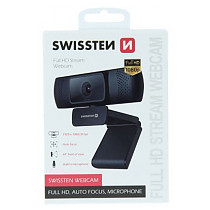 Swissten Full HD Web Camera USB 2.0 Black