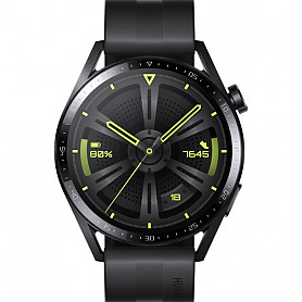 HUAWEI WATCH GT 3 (46MM) BLACK WITH BLACK SPORT STRAP