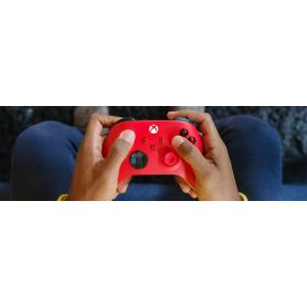 Microsoft Pulse Red Bluetooth/ USB Gamepad Analogue / Digital Xbox, Xbox One, Xbox Series S, Xbox Series X