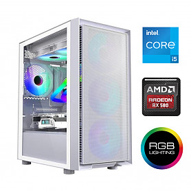Core i5-10400F 32GB 4TB SSD 1TB HDD RX580 NoOS Stacionarus kompiuteris